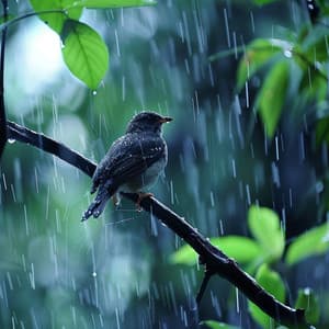 Reflective Binaural Nature and Rain Birds Meditation - Natural Meditation Guru