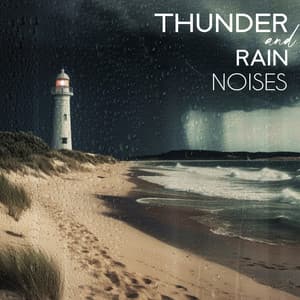 Thunder and Rain Noises: Fall Asleep with Anxiety - Healing Rain Sound Academy