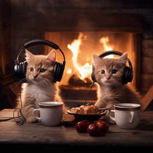 Pets Firelight: Comforting Hearth Melody - Ultimate New Age