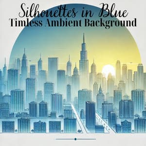 Silhouettes in Blue: Timless Ambient Background - Positive Attitude Music Collection