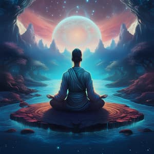 Meditación Serena: Música Calmada Para Una Concentración Profunda - Ilustración del lamaísmo