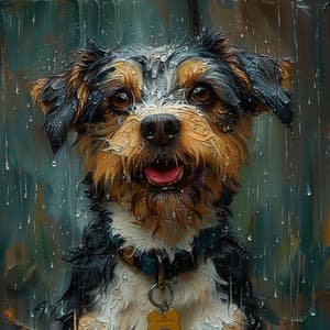Lluvia Binaural: Olas Tranquilas Para Mascotas - Relajamiento Total para las Mascotas