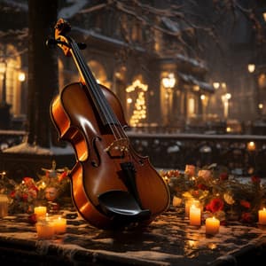 Christmas Soothing Ambient Violin - Christmas Carols Song