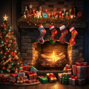 Calm Christmas Fireplace Music - Acoustic Christmas