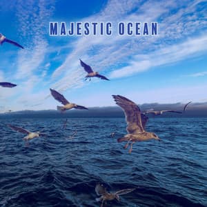 Majestic Ocean: Sounds of Soothing Water and Waves, Singing Seagulls with Soft Instrumental Melodies - Relaxation Ocean Waves Academy