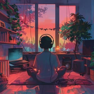 Lofi Meditation Flow: Beats for Calming Thoughts - Quiet Night Lofi