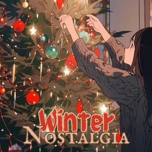 Winter Nostalgia: Xmas Lofi Beats with Blowing Snow & Fireplace - Luca Mello