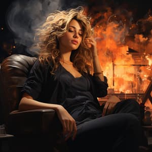 Relajación De Hoguera: Melodías Armónicas De Fuego - Consorte de música de fondo empresarial