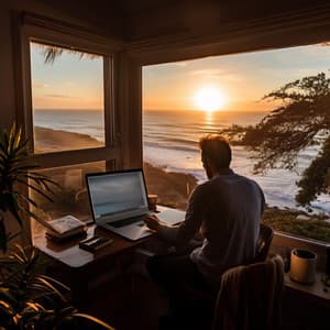 Aprendizaje Profundo Del Río: Ondas Theta Meditativas Para Un Retiro De Estudio - Lazers binaurales