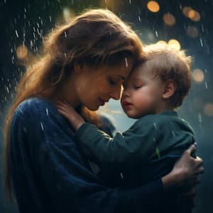 Sueño Del Bebé Lluvioso: El Toque Relajante Del Piano - Sonata de luz de Luna