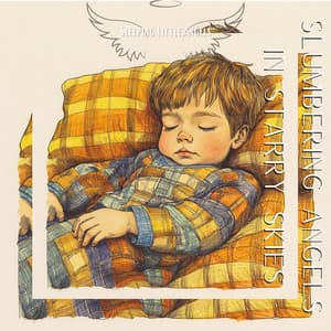 Slumbering Angels in Starry Skies - Sleeping Little Angels
