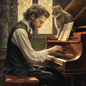 Ensueño De Piano Para Gatos: Serenas Melodías De Ronroneo - Proyecto de piano