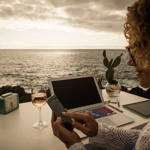 Quiet Work Oasis: Relaxing Music Coastal Ocean Flow - Early Morning Chill Out Playlist