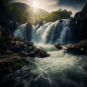 Nighttime Waterfall: Gentle Sounds for Serene Slumber - The Sleep Helpers