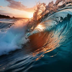 Sinfonía Tranquila Del Sueño: Música Y Olas Del Océano - Ruido y Naturaleza