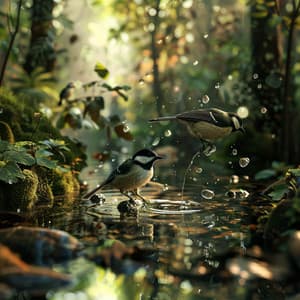 Pet Relaxation: Binaural Creek and Nature Birds - Background Relaxing Vibes