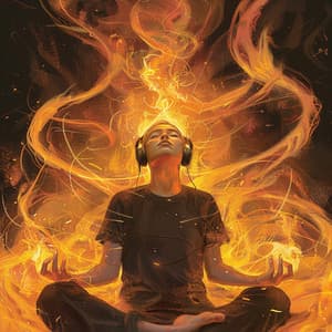 Relaxation by Fire: Soothing Glow - Relax, Bro