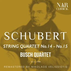 SCHUBERT: STRING QUARTET No.14 - No.15 - Franz Schubert
