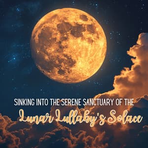 Sinking into the Serene Sanctuary of the Lunar Lullaby's Solace - Instrumental Sleeping Music