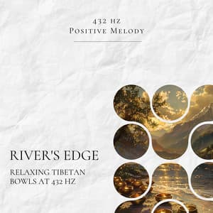 River's Edge: Relaxing Tibetan Bowls at 432 Hz - 432 hz Positive Melody