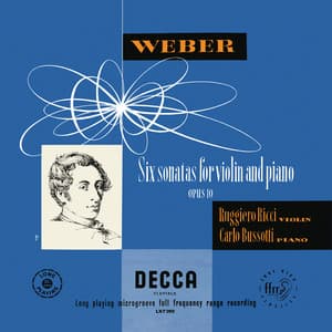 J.S. Bach: Sonata for Violin No. 1, BWV 1001; Partita for Violin No. 2, BWV 1004; Weber: Six Sonates Progressives - Ruggiero Ricci