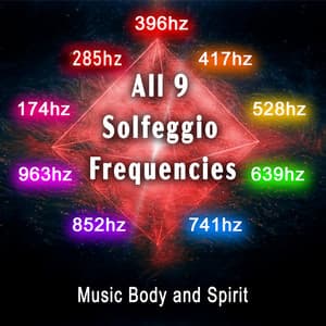 All 9 Solfeggio Frequencies - Music Body and Spirit