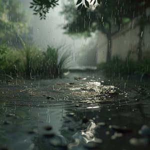 Tranquil Rain Chill for Deep Sleep Harmony - The Sleepy Moon Symphony