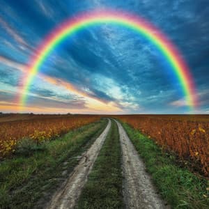 Rainbows in Nature: Melodic Bliss Across Horizons - Sounds of the Forest