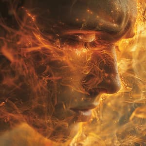 Llamas Tranquilas: Tarde Calma Con Un Fuego Cálido - Restaurante de Musica de Lujo