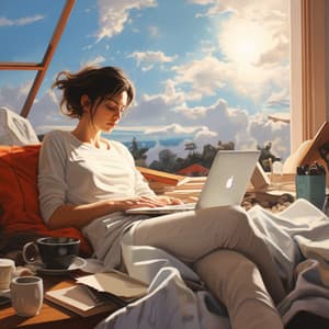 Ecos De Trabajo Inspirado: Resonancia Motivadora Del Piano - Colección Piano Jazz