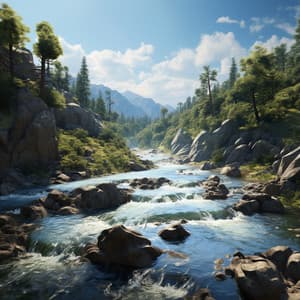 Water's Journey Ambient Music for Relaxation - Relaxing Noises