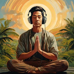 Meditation Melodies Lofi: Reflective Tune Flow - Binaural Sound Bath
