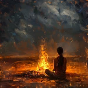 Ecos De La Meditación Junto Al Fuego: Quietud De La Llama - Nación de meditación