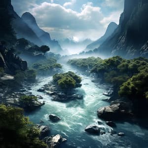 Sonidos Tranquilos Del Agua: Melodías Meditativas Junto Al Arroyo - Toque de la naturaleza