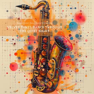 Velvet Tunes Dance Through the Quiet Night - Saxophone Jazz, Easy Listening