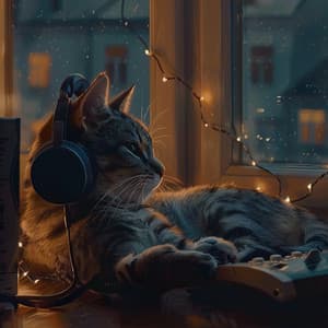 Lofi Purr: Cat Relaxation Tunes - Jazzhop Full Study