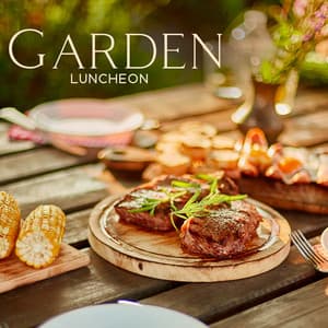 Garden Luncheon: Instrumental Jazz for Relaxed Evening Meal, Background for Dinner with Family or Friends, Wine Testing - Brunch Piano Music Zone
