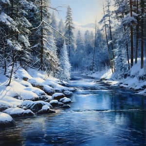 Binaural Tranquility: Concentration Music by the Forest River - Binaural Beats Concentration