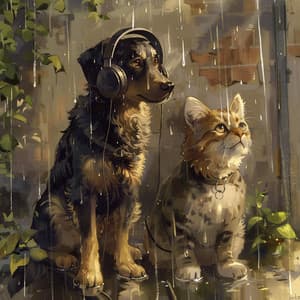 Pets in Rain: Soothing Music for Companions - Relaxing Music For Pets
