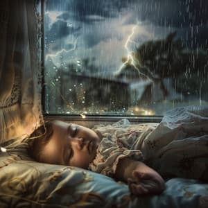 La Canción De Cuna Del Trueno Del Bebé: Sonidos Relajantes Para Dormir - Infantes En Azul Y Sol