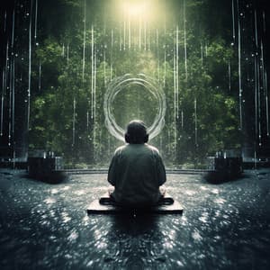 Meditative Rain: Binaural Calm Cadence - Heal Your Spirit