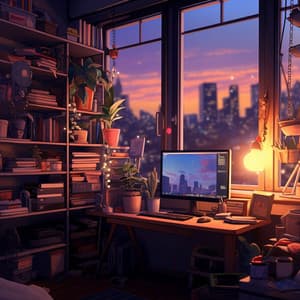 Ambiente De Estudio Oceánico: Ecos Académicos Serenos - Sonido del Bosque