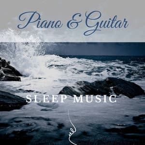 Relaxing Music with Ocean Waves - Piano, Sleep Music, Stress Relief, Wave Sounds - Piano & Guitar