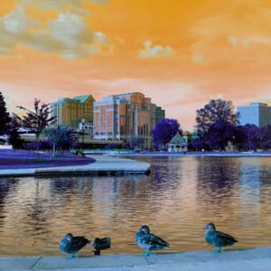 Backdrop for Sitting Back Universe - Ontspannende Muziek