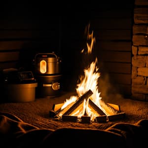 Fire Sleep Music: Dreams in the Warmth - Lights From A Distance