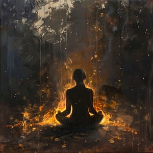 Pulso Del Fuego Binaural: Calma De Meditación - Música de Meditación
