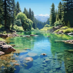 Armonía Del Río: Flujo De Melodías Naturales - ovejas electricas42