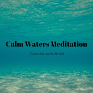 Calm Waters Meditation: Ocean's Embrace for Serenity - Krishna's Flute