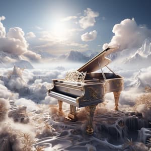 Sinfonía De Nubes: Solos De Piano Con Pensamientos De Ensueño A La Deriva - Piano de una audiencia