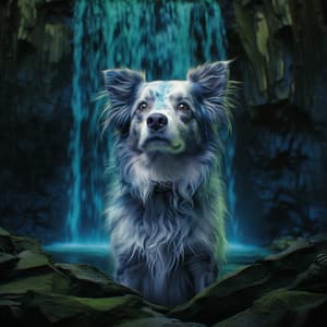 Canine Waterfall Harmonies: Aquatic Symphony - Northerly Nature